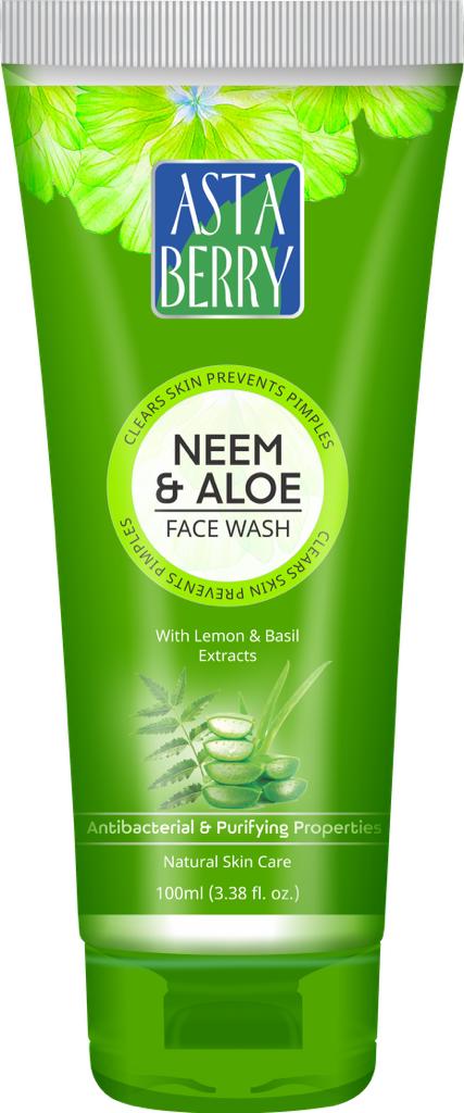 Asta Berry Neem and Aloe Facewash 100gm