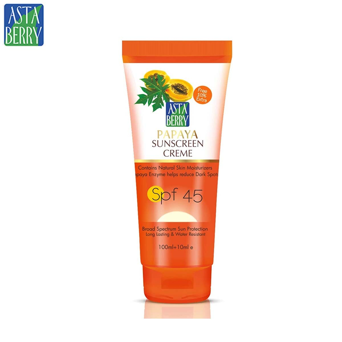 Astaberry Papaya Sunscreen SPF 45 100ml