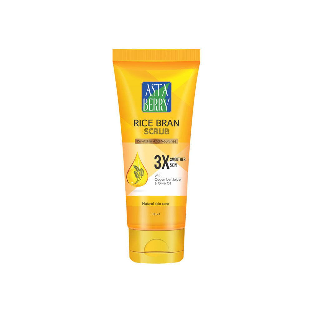 Astaberry Ricebran Scrub 100gm