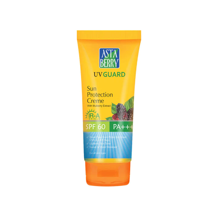 Astaberry U.v Guard Sun Protection Creme Spf60 100ml