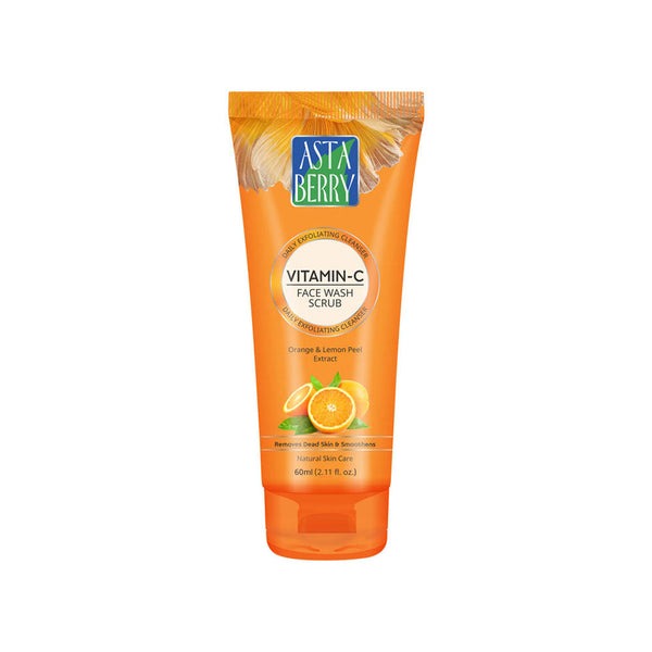 Astaberry Vitaminc C Facewash 60gm Daily exfoliating cleanser