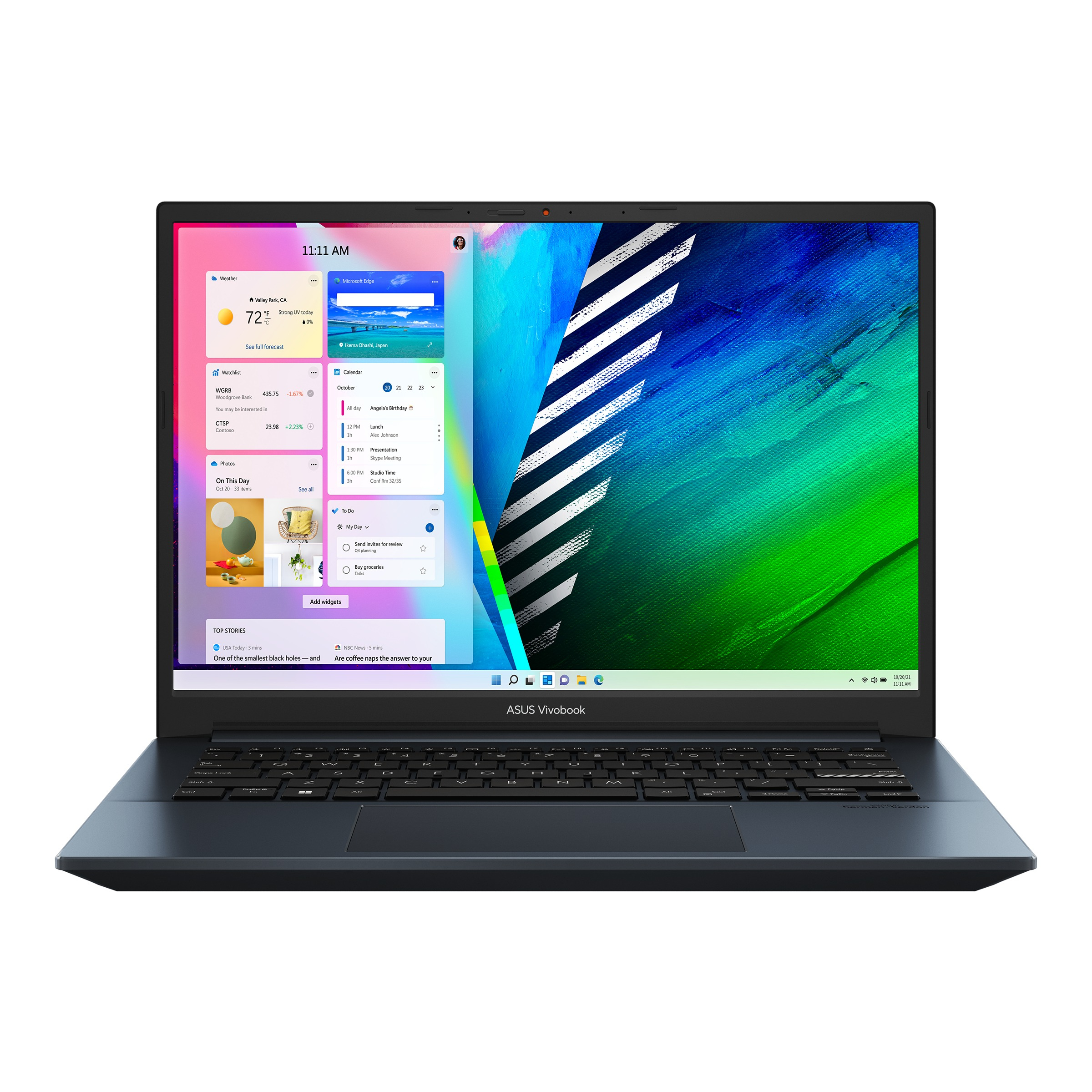 ASUS VivoBook Pro 14 OLED 2021, 14"(35cm) 2.8K OLED 90Hz, Intel Core i5-11300H 11th Gen, Laptop (8GB/256GB SSD/)