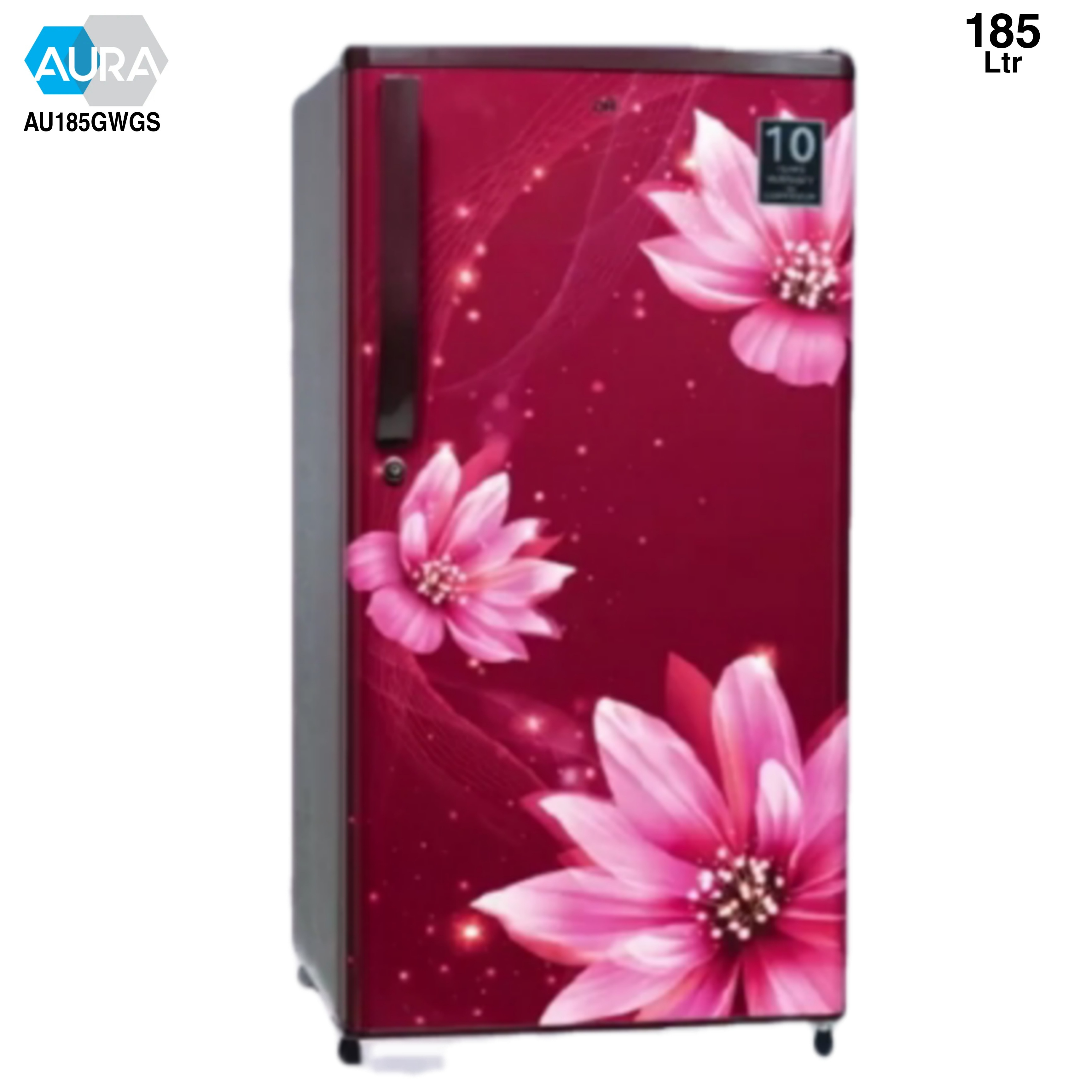 Aura Refrigerator Single Door 185 Ltr  AU185GWGS (With BS)