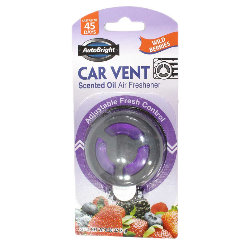 Auto Brite Car Vent Air Freshner Wild Berries