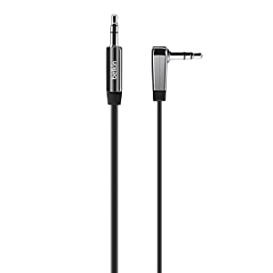Belkin AV10128qe04-BLK Mixit Up 3.5Mm Jack Auxiliary Cable For Smartphone (Black, 1.2 Meters)