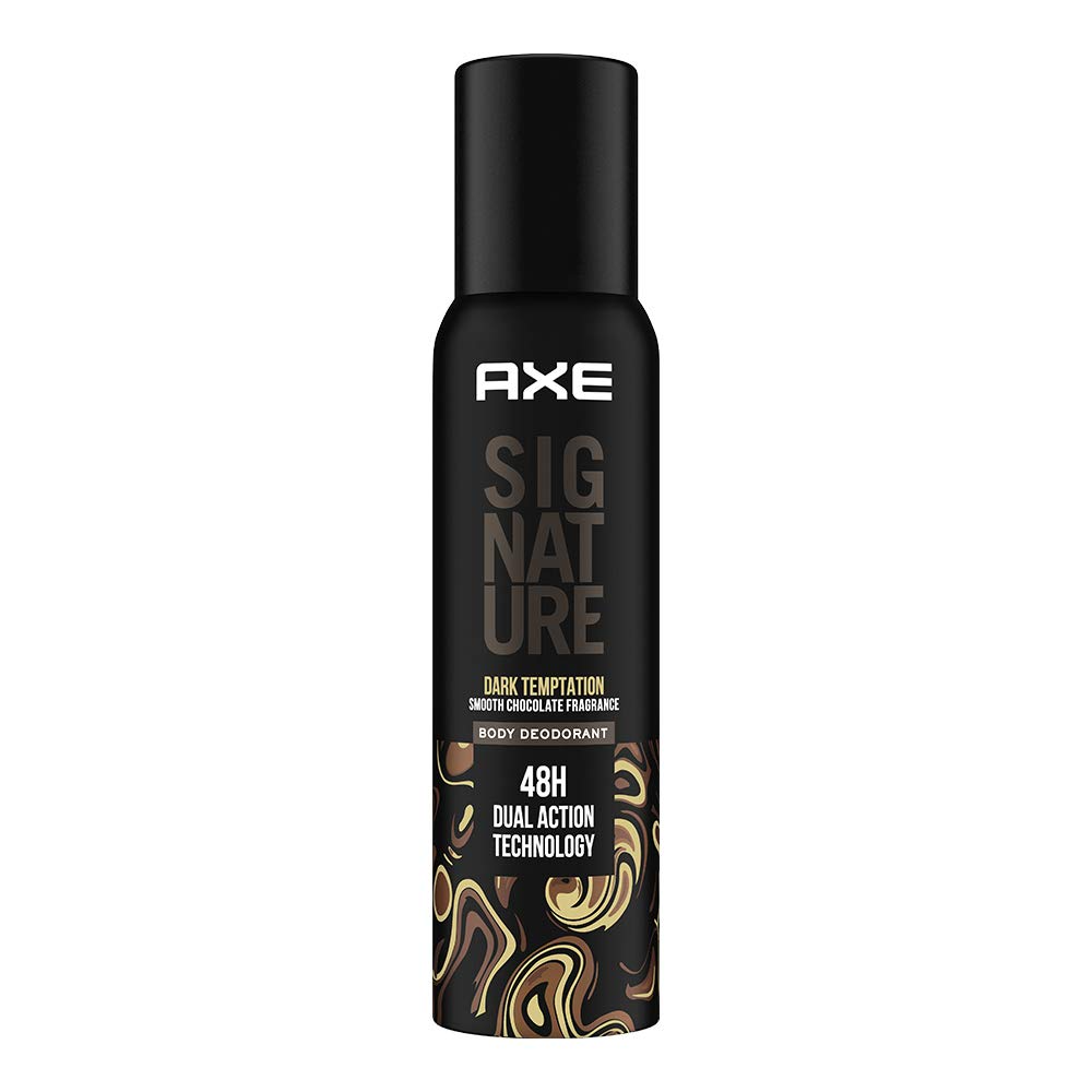Axe Signature Dark Temptation No Gas Deodorant Body Spray for Men 154 ml