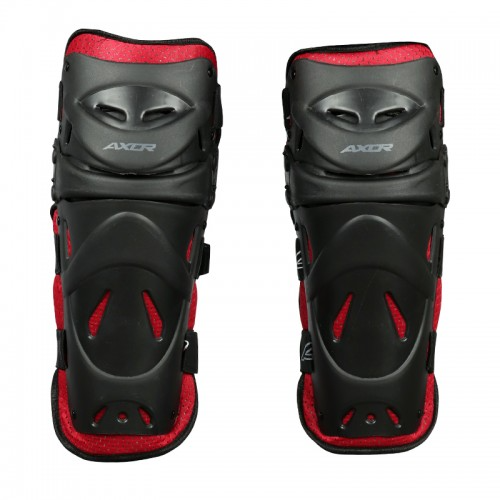 AXOR Knee Guards – Black Red (L)