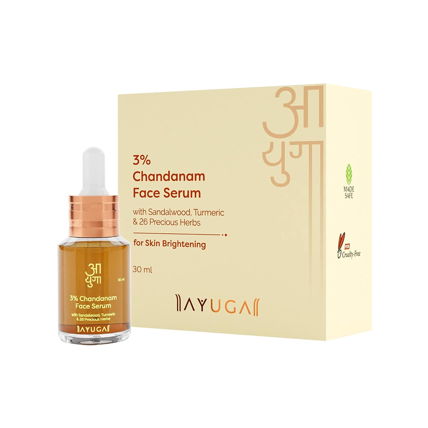 Aayuga 3% Chandanam Face Serum - 30ml