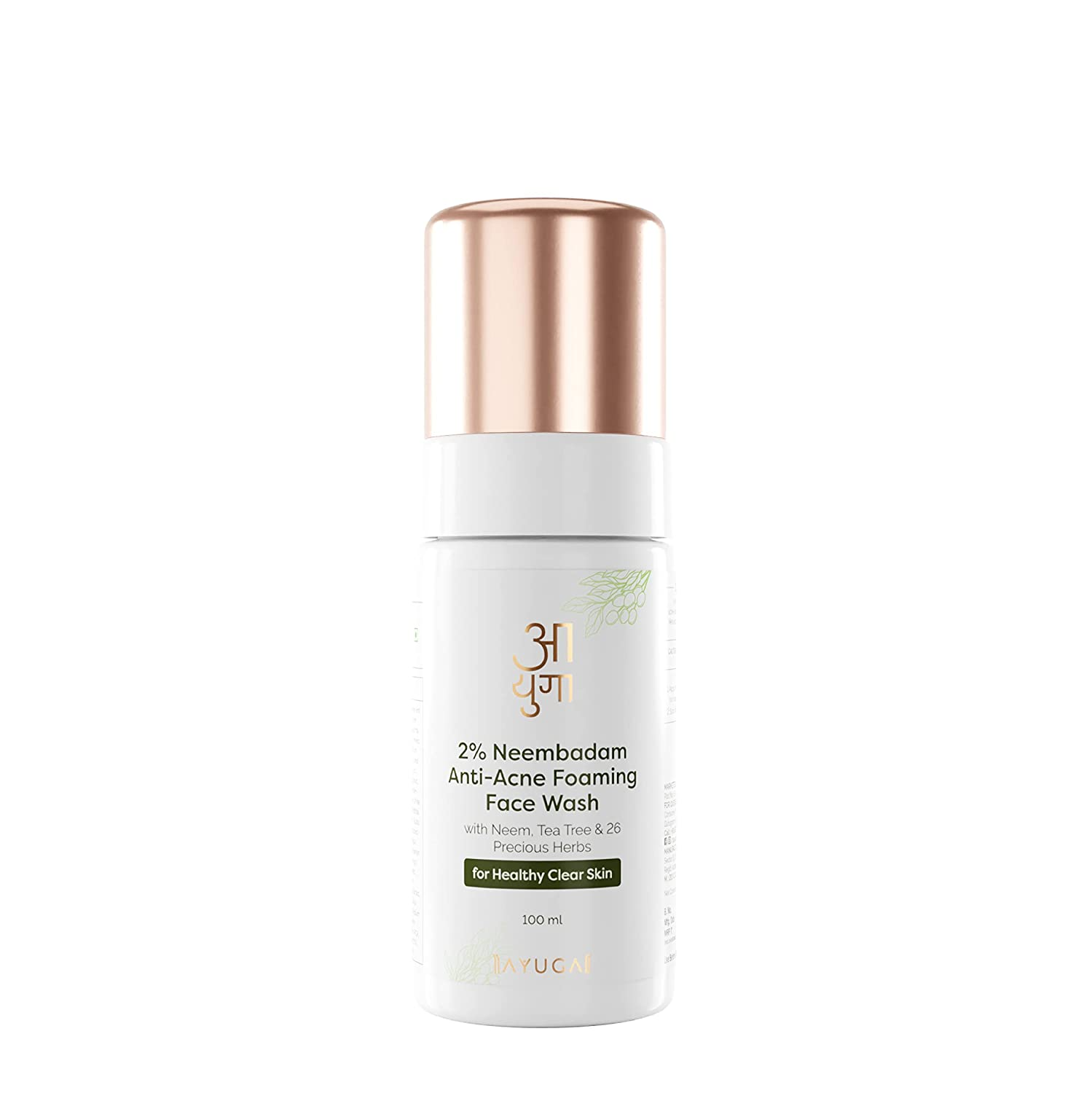 Ayuga 2% Neembadam Anti-acne Foaming Face Wash 100ml
