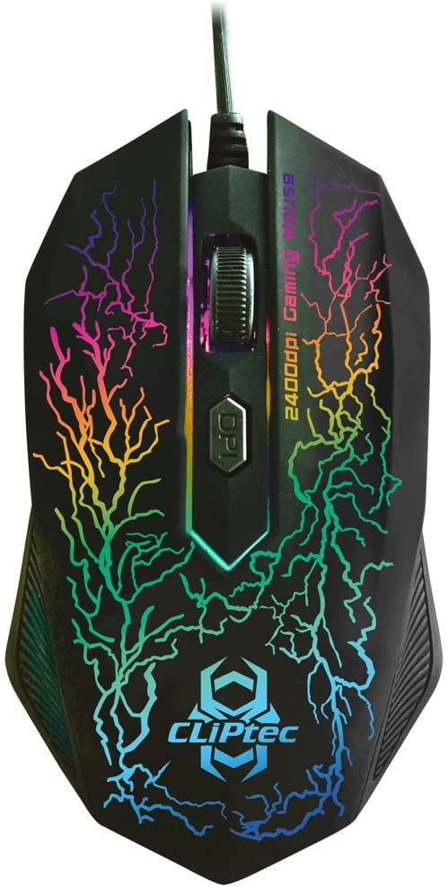 Cliptec RGS501 LIGHTNING 2400dpi Illuminated Gaming Mouse