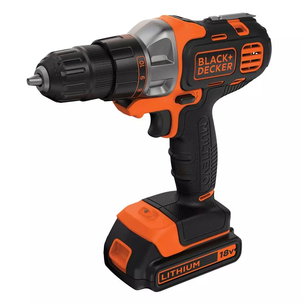 Black+Decker 8V Multievo Multi Tool with Drill Driver Attachment with 1.5Ah Lithium Ion Battery