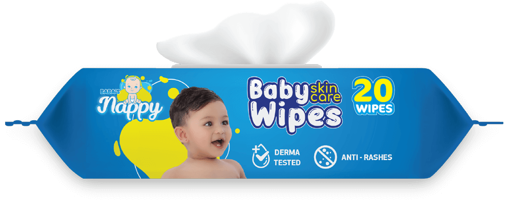Baba's Nappy Skin Care Wipes-20pcs