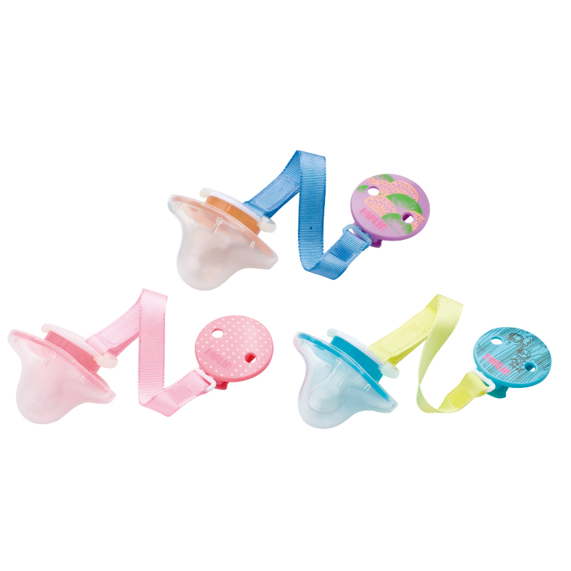 Farlin Pacifier Set CHu Chu W/Chain 0+ - BAC-004S
