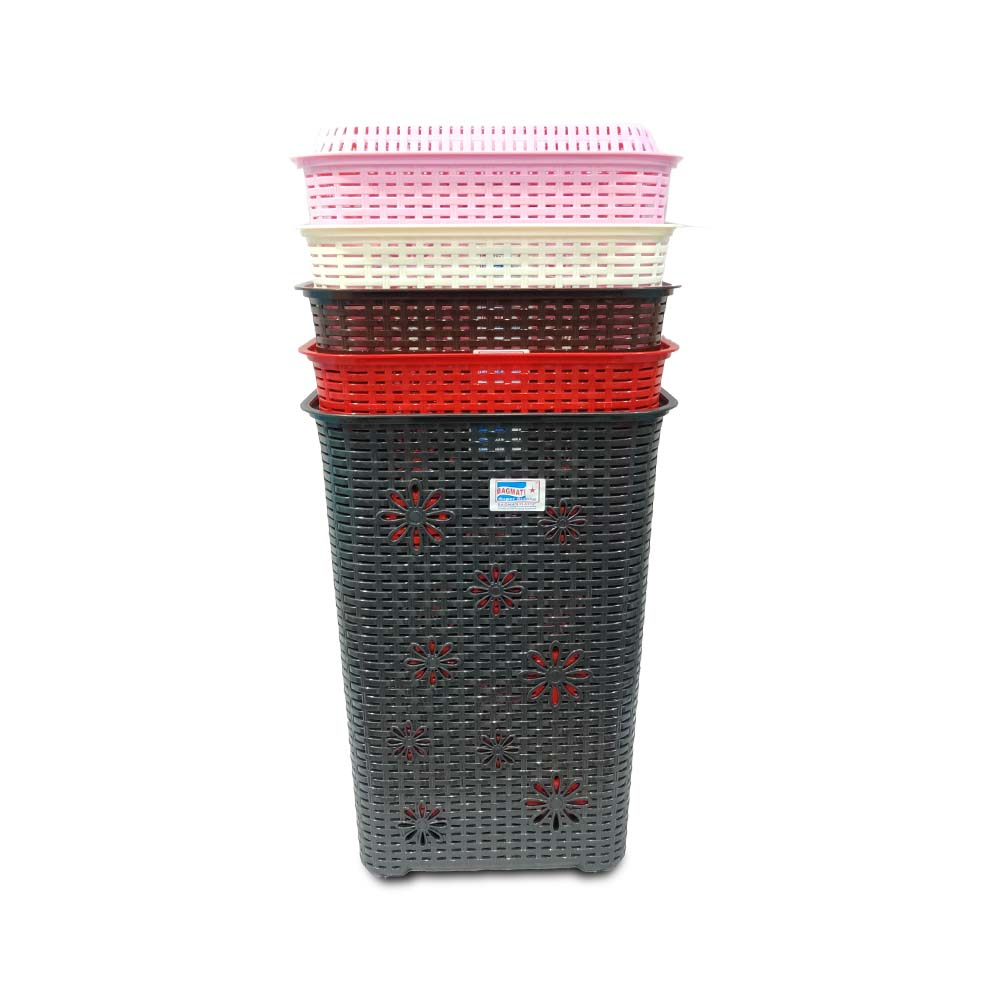 Bagmati Plastics Elegant Laundry Basket