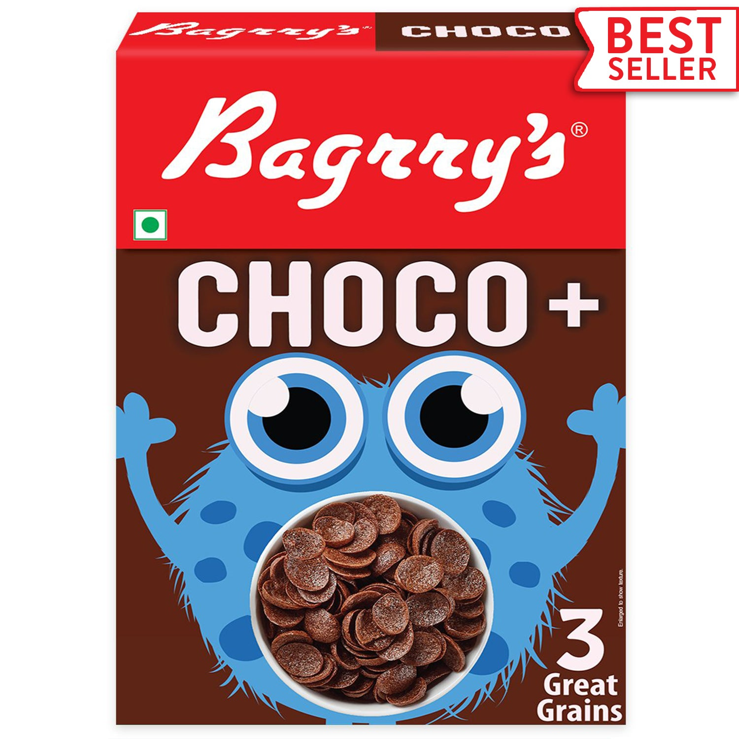 Bagrrys Choco Plus with 3 Great Grains - 375g