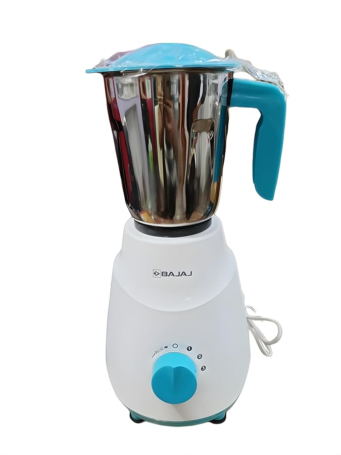 Bajaj MIxer Grinder - 410600 Ninja Series Notch 500W French Blue