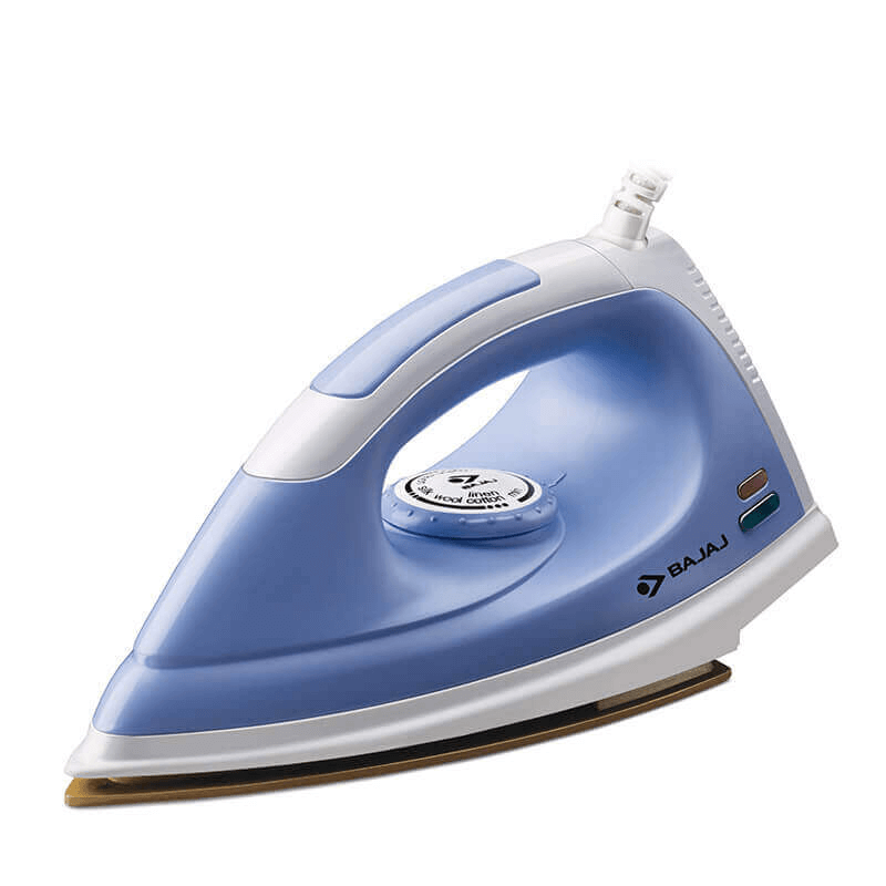 Bajaj Iron - 440304 Bajaj DX 7 Neo 100 Watt Dry Iron in White and Lavender
