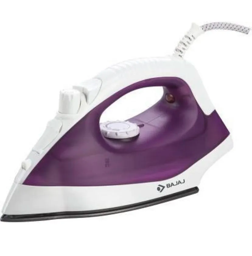 Bajaj Iron - 440509 Bajaj MX 4 Neo Steam Iron 1250 Watt Steam Iron in Purple and White
