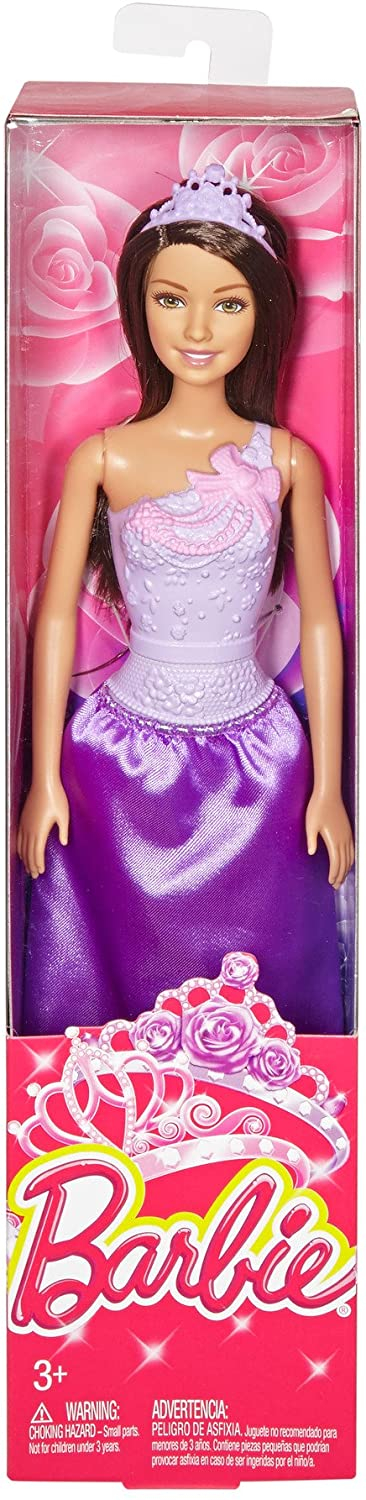 Barbie Princess Dolls (Assorted-Colors May Vary), Multicolor DMM06