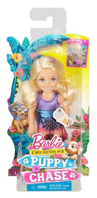 Barbie Great Puppy Adventure Doll with Ice Cream - Chelsea - DMD97 Barbie Great Puppy Adventure Doll with Ice Cream - Chelsea - DMD97