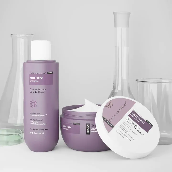 Bare Anatomy Anti-Frizz Kit (Mask + Shampoo)