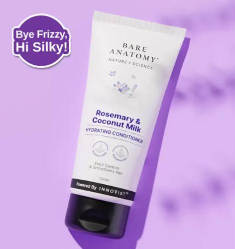 Bare Anatomy Hydrating Conditioner with Rosemary & Coconut Milk for Smooth & Silky Hair- 150gm