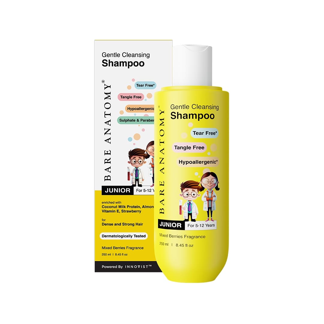 Bare Anatomy Junior Gentle Cleansing Shampoo For Kids From 5 - 12 Years - 250ml