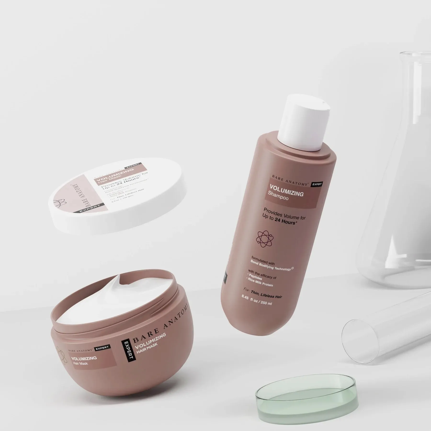 Bare Anatomy Volumizing Kit ( Shampoo + Mask)