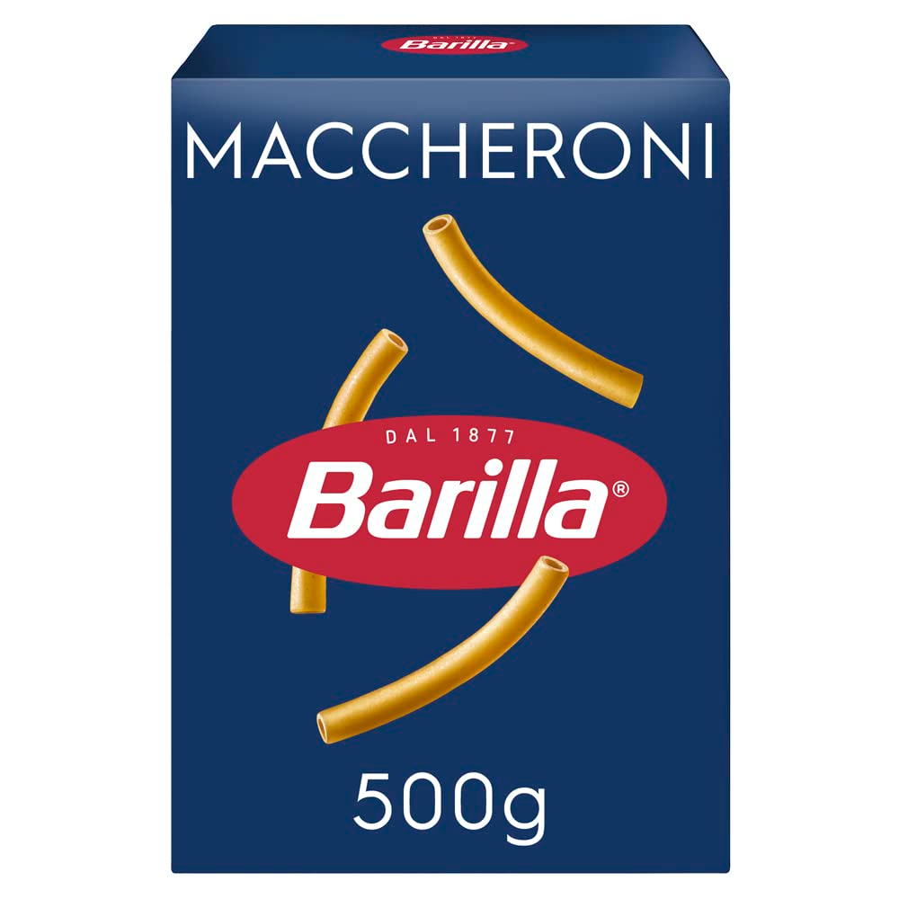 Barilla Pasta Maccheroni Durum Wheat 500g