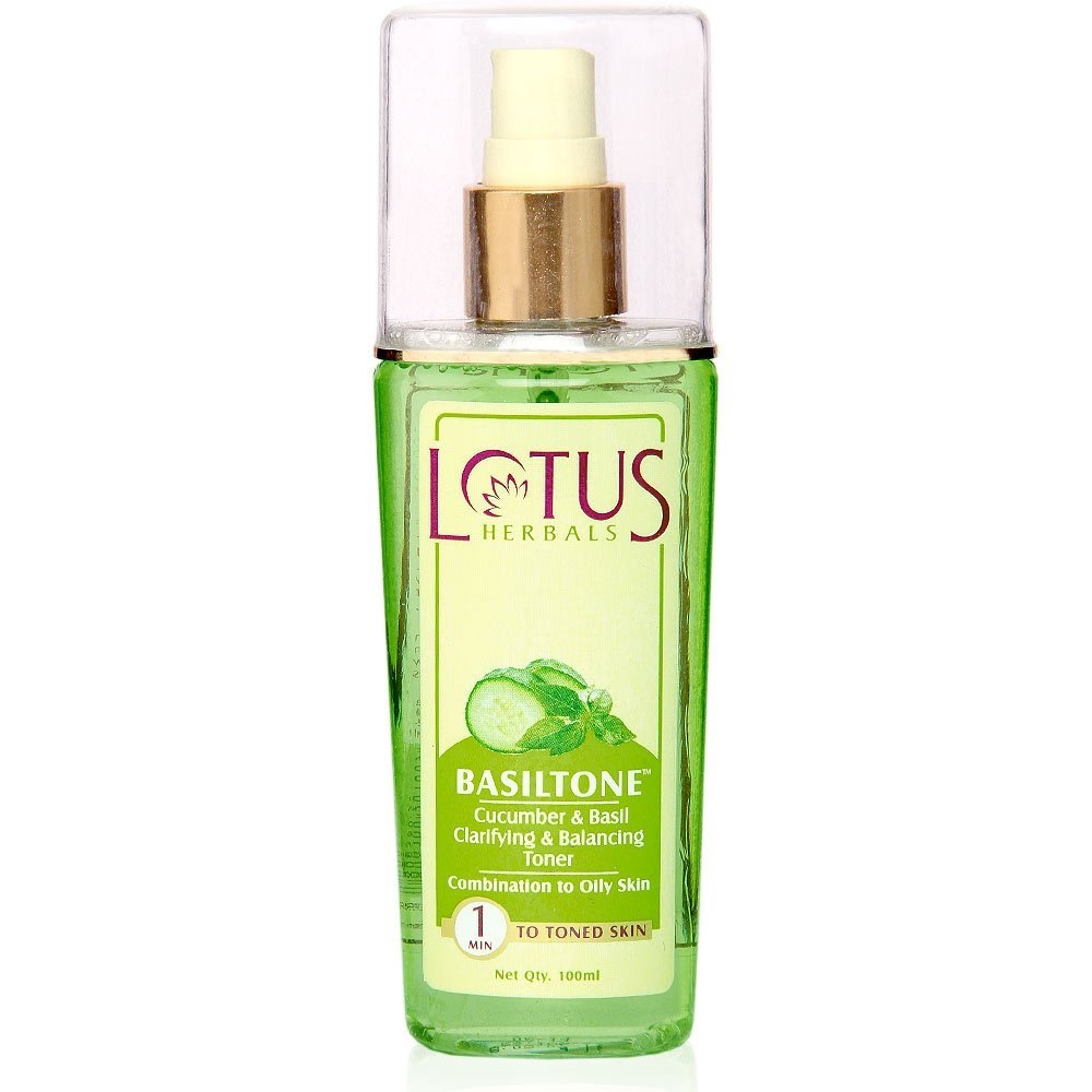 Lotus Herbal Basiltone Cucumber & Basil Clarifying & Balancing Toner 100 ml