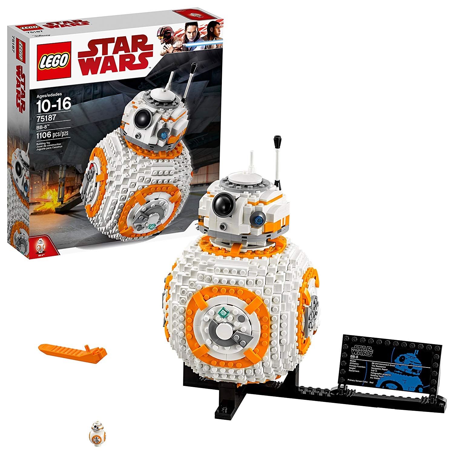 LEGO Star Wars VIII BB-8 Building Kit (1106 Piece)LEGO- 75187