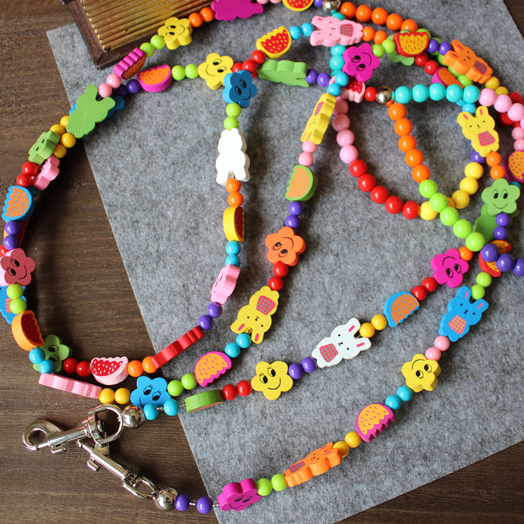 Laughing Buddha Beaded Dog Leash (DB-11)
