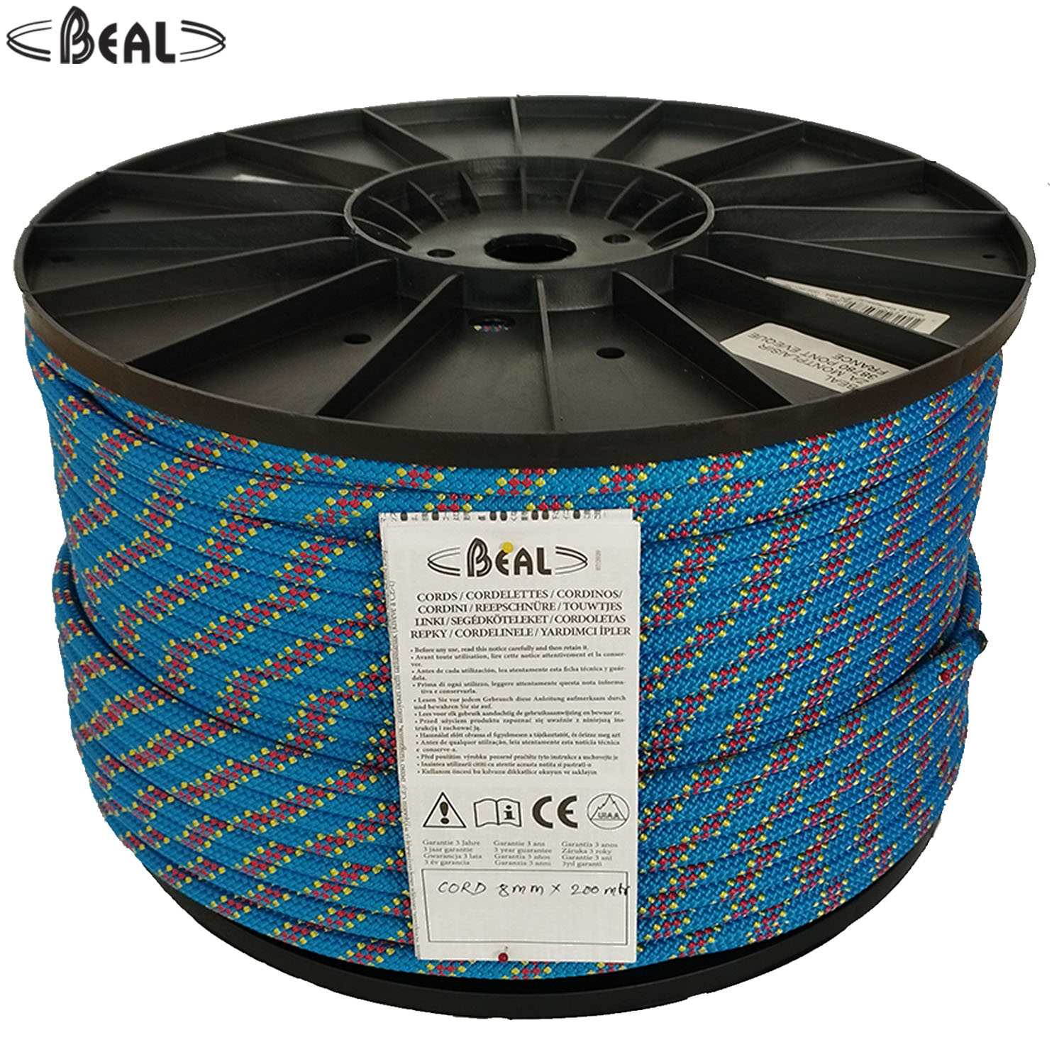 Beal 8 mm Accessory Cord 200 Mtr pack