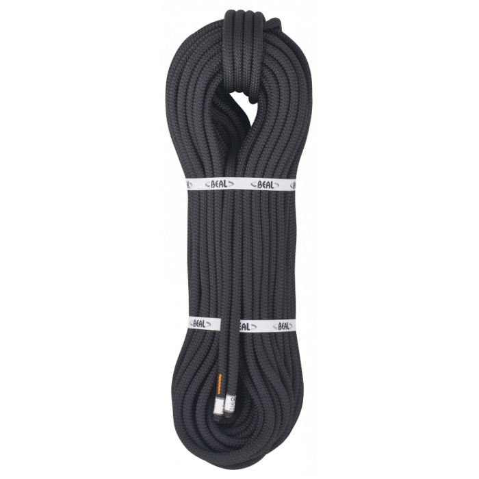 Beal Intervention 10 Mm Semi Static Rope Black (50 / 100 / 200 Mtr. Pack)
