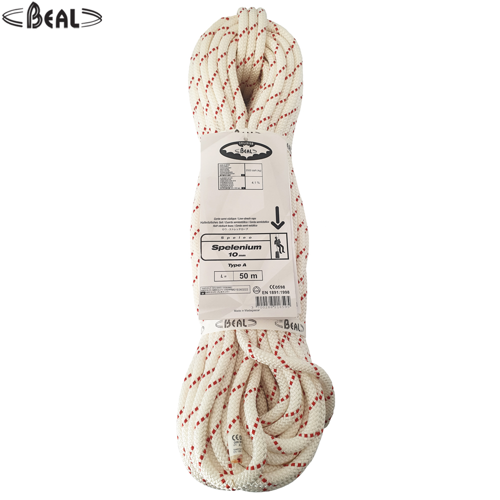 Beal Spelenium Semi Static Rope 9 mm (100 mtr / 200 mtr Pack