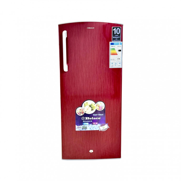 Belaco Single Door Refrigerator 190L – Red BCRS-190