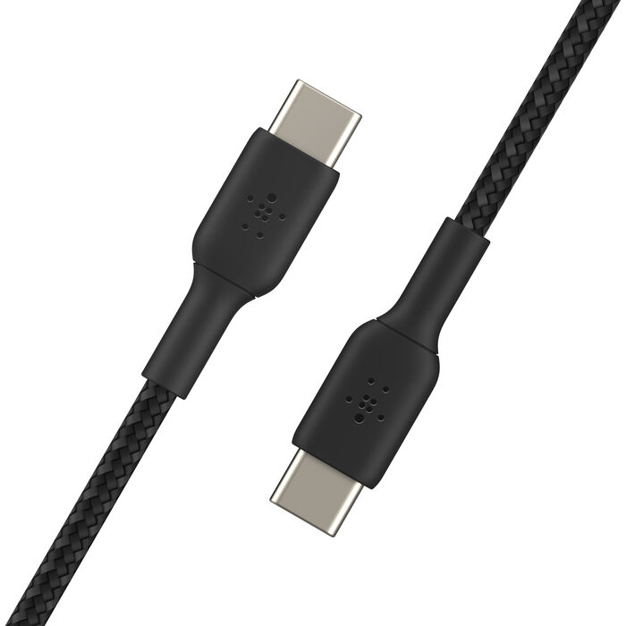 Belkin Usb C To Usb C : CAB004BT1MBK - BoostCharge Braided USB-C to USB-C Cable (1m / 3.3ft, Black)