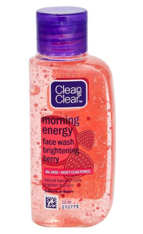 Clean & Clear Morning Energy Face Wash Brightening Berry 50 ml