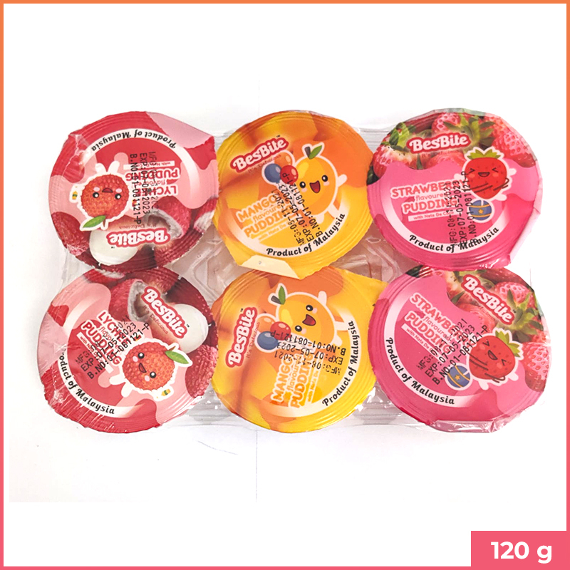Besbite Pudding Assorted 120g