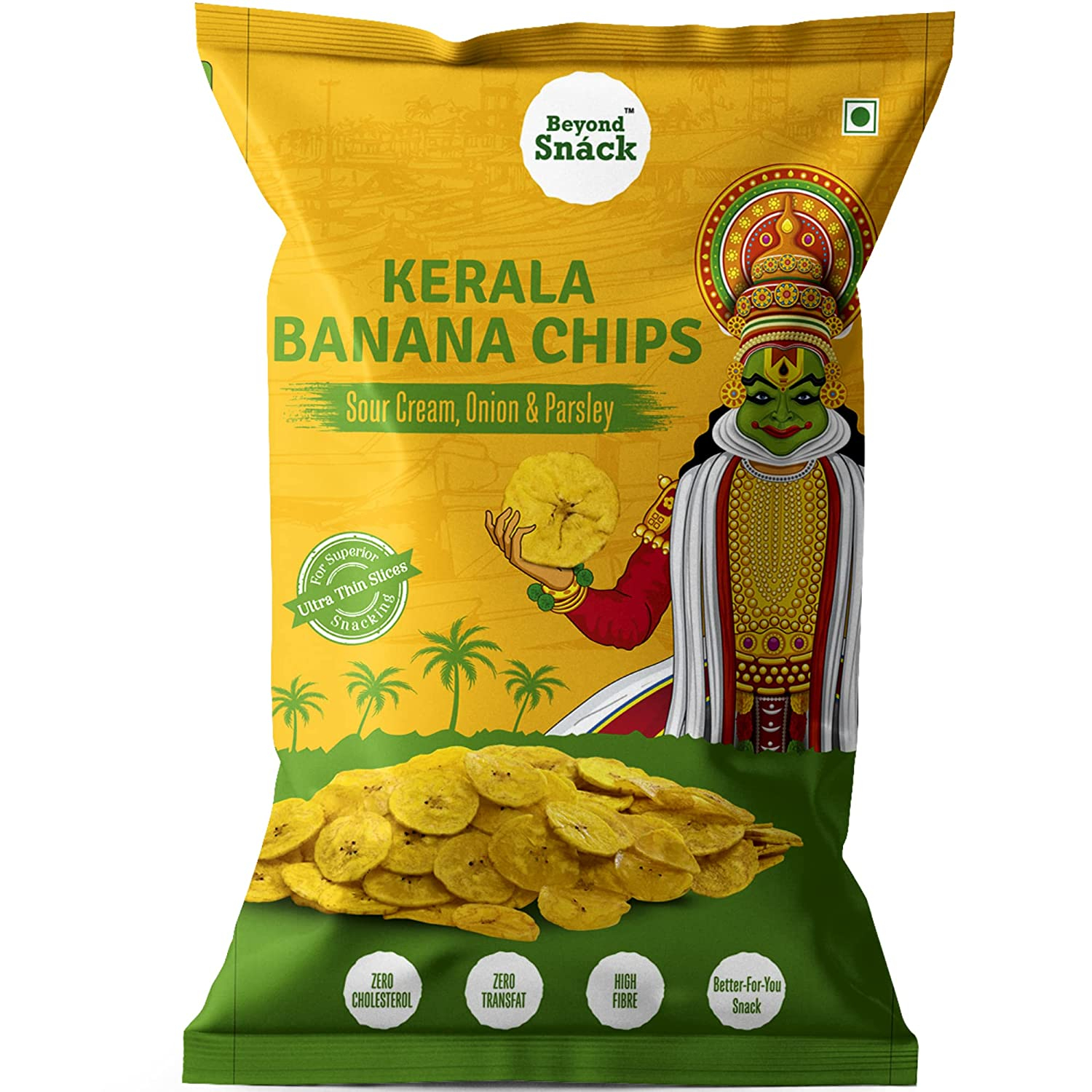 Beyond Snack - Kerala Banana Chips Sour Cream Onion & Parsley flavour-50g