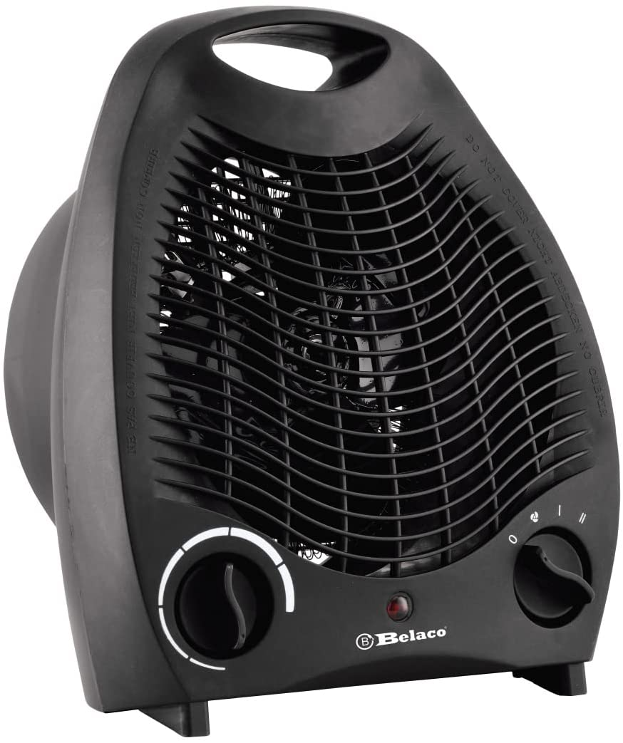 Belaco BFH-21 Fan Heater 2 Heat Settings 1000/2000W Electric Heaters