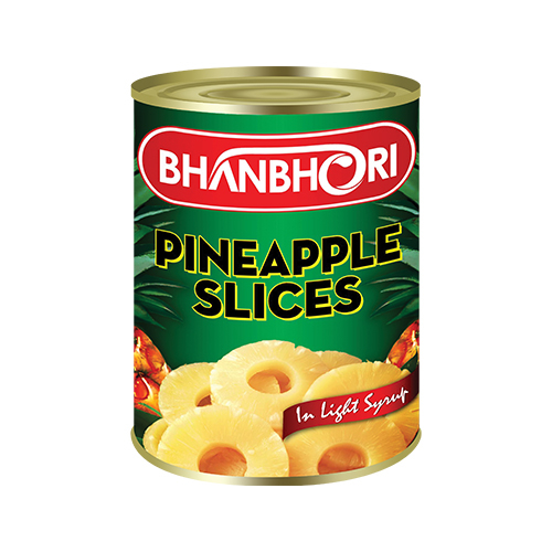 Bhanbhori Pineapple Slices In Light Syrup 850g