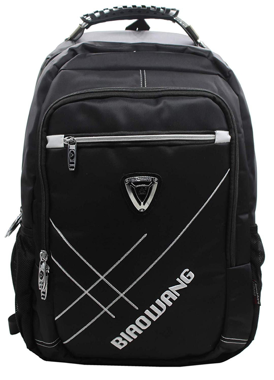 Biaowang Waterproof Everday Usage Black Laptop Backpack BAG1 