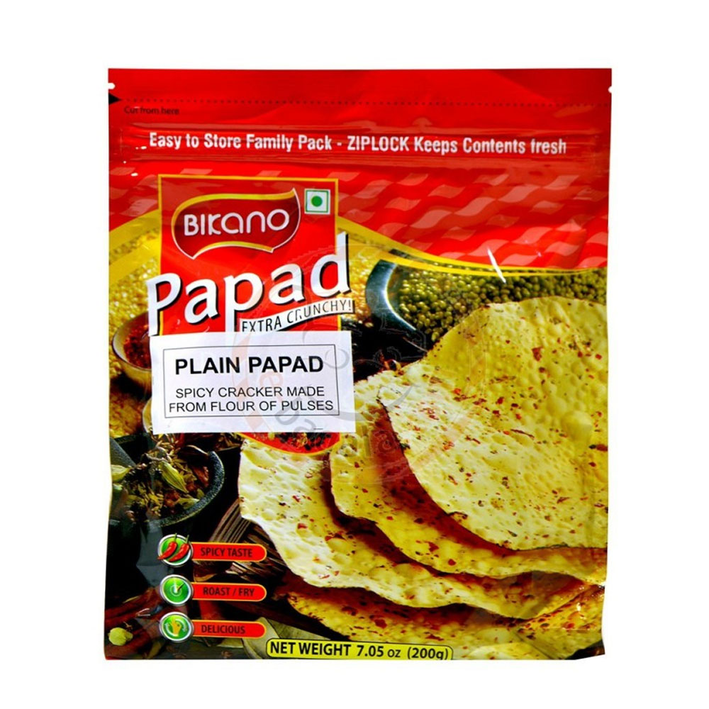 Bikano Plain Papad 200g