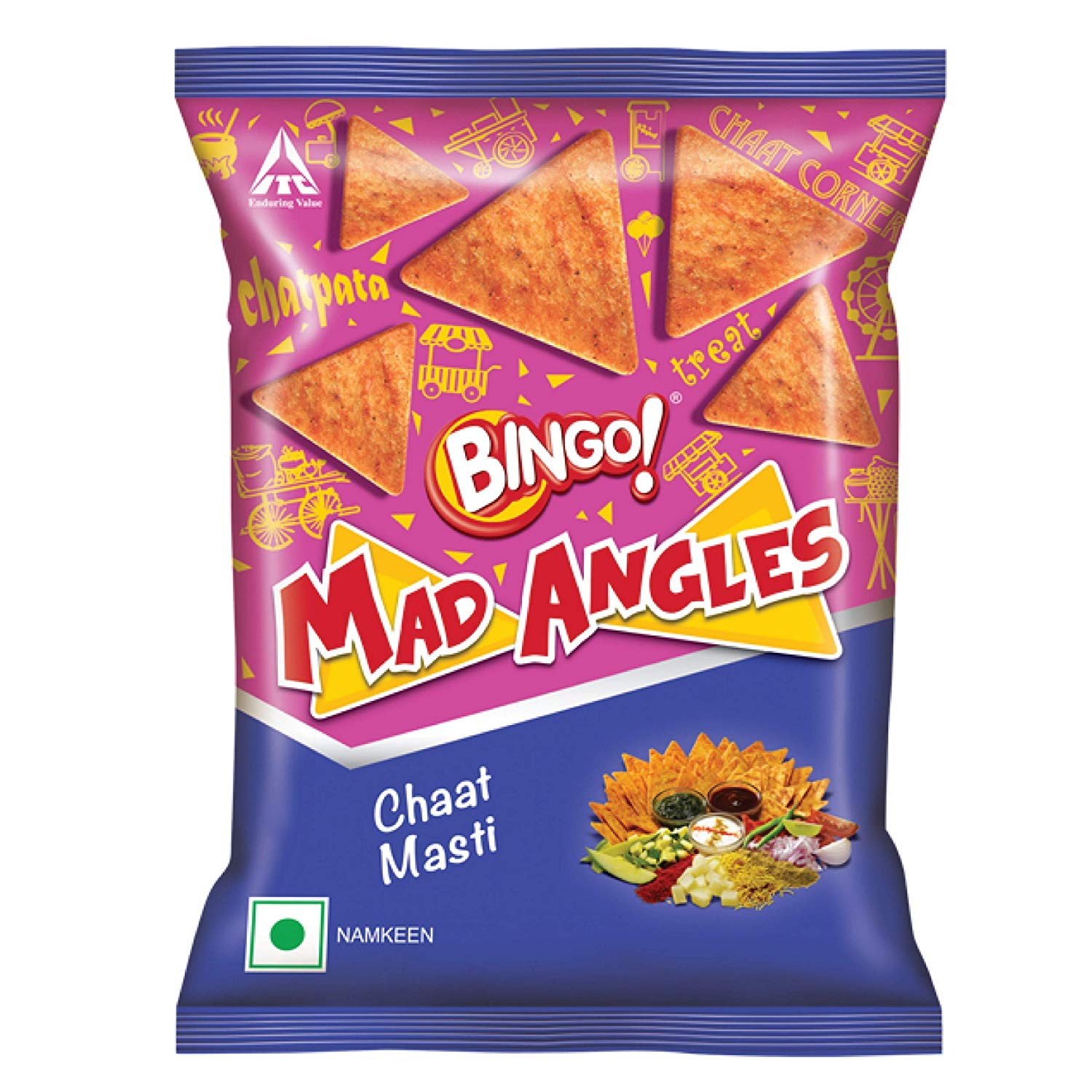 Bingo Mad Angles Chaat Masti Namkeen 80 g