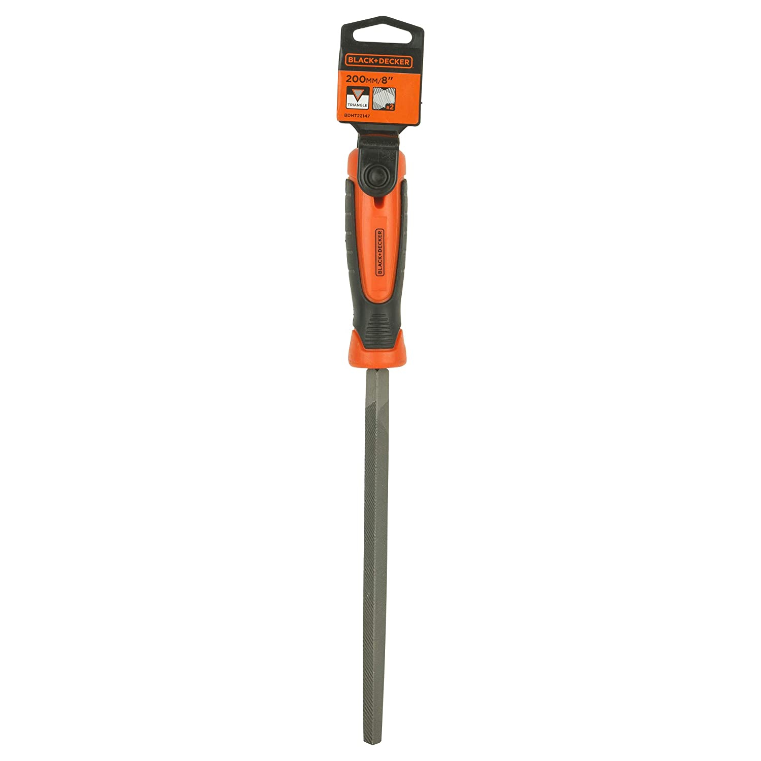 Black + Decker 2nd Cut Triangle File 200mm(BDHT22147)
