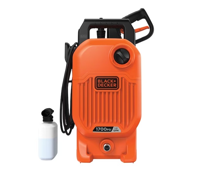 Black+decker 1300 W 110 Bar Corded Pressure Washer Bepw1300-B5
