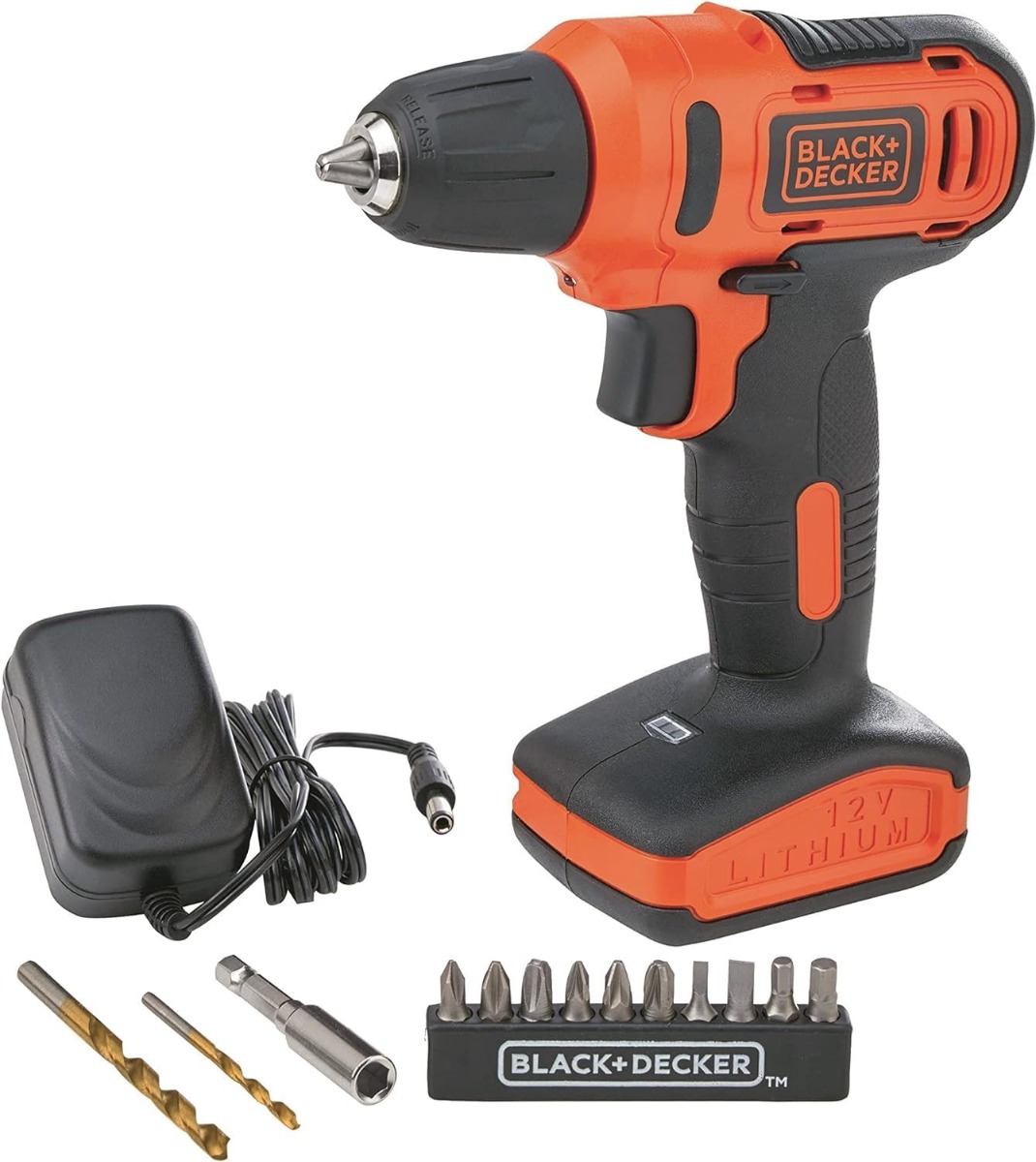 Black+Deckers 12V Cordless Drill Driver LD12SP-B5 