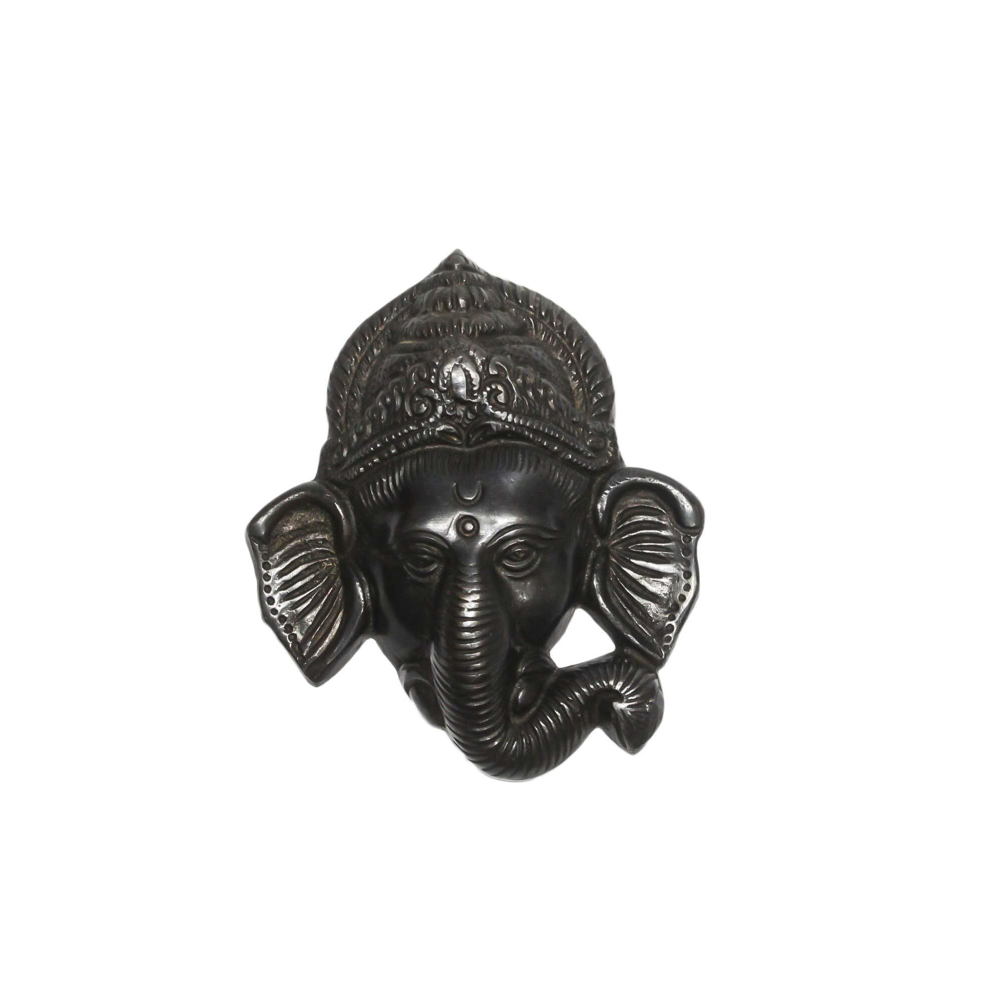 Seven Chakra Handicraft - Black Lord Ganesh Wall Décor