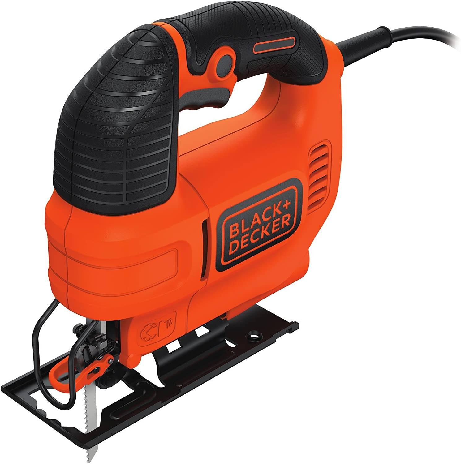 Black+Decker KS701EK-GB 520W Variable Speed Compact Jigsaw with blade and Kit box